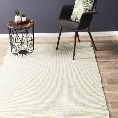 Lukas Stunning Wool Pistachio Rug