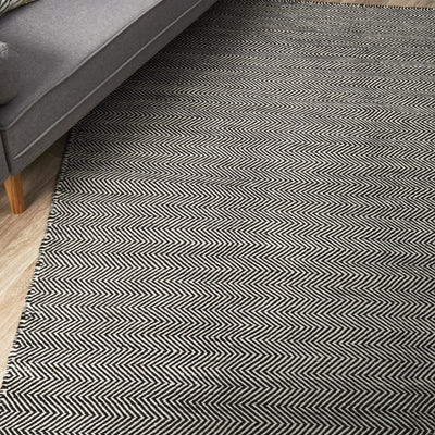 Skandinavian 308 Black Rug