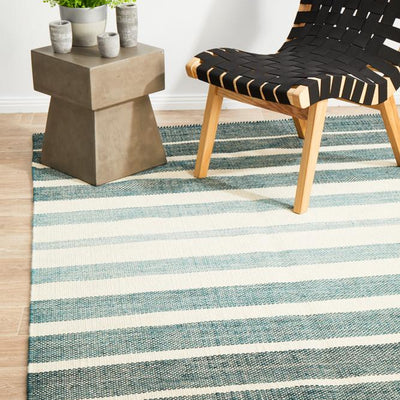 Skandinavian 309 Teal Rug