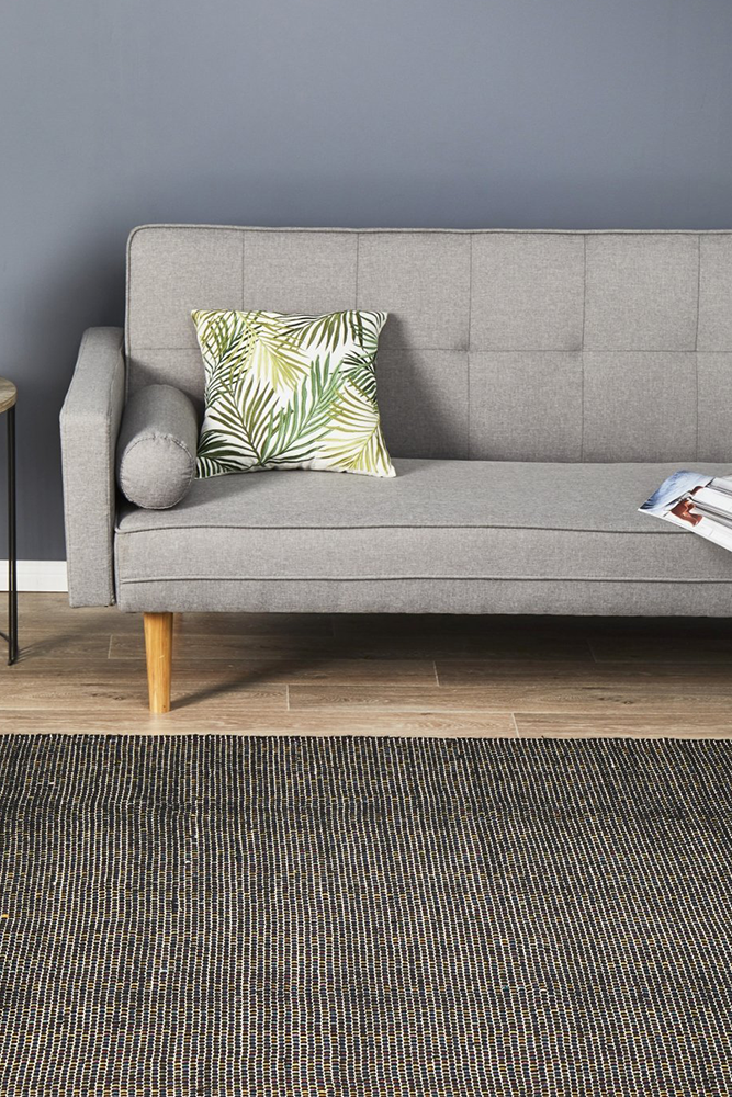 Skandinavian Cuba Black Rug – styleourspace.com.au