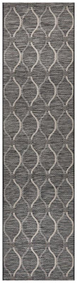 Terrace 5501 Black Runner Rug