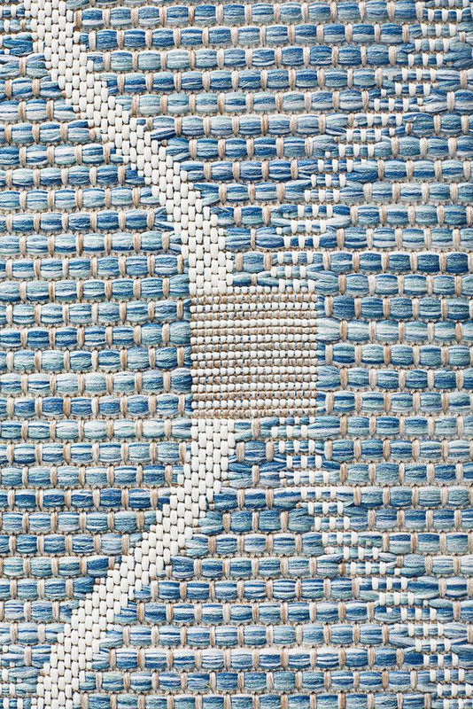 Terrace 5501 Blue Runner Rug