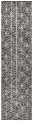 Terrace Black Runner Rug