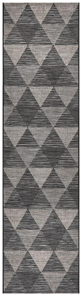 Terrace 5503 Black Runner Rug
