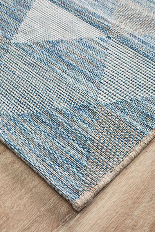 Terrace 5503 Blue Runner Rug