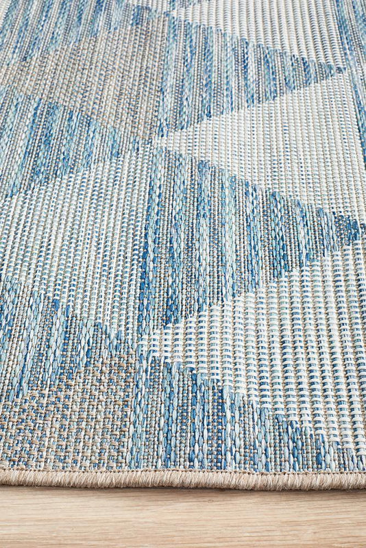 Terrace 5503 Blue Runner Rug