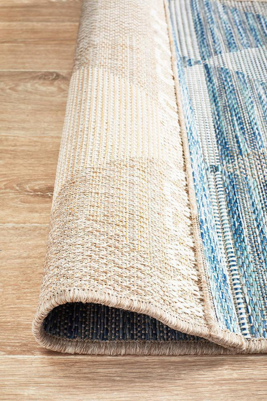 Terrace 5503 Blue Runner Rug
