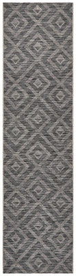 Terrace 5504 Black Runner Rug