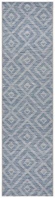 Terrace 5504 Blue Runner Rug