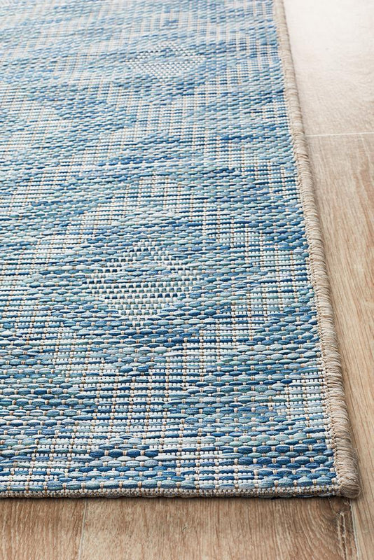 Terrace 5504 Blue Runner Rug