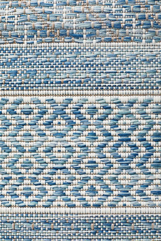 Terrace 5505 Blue Runner Rug