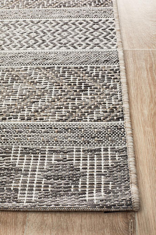 Terrace 5505 Grey Runner Rug