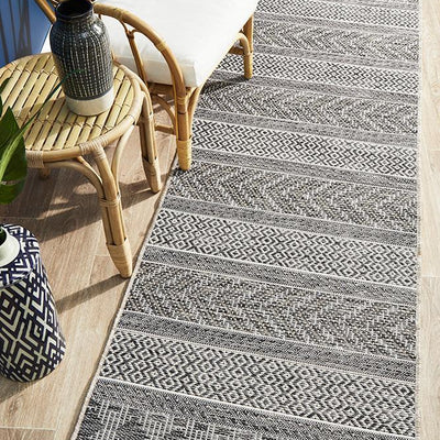Terrace 5505 Grey Runner Rug