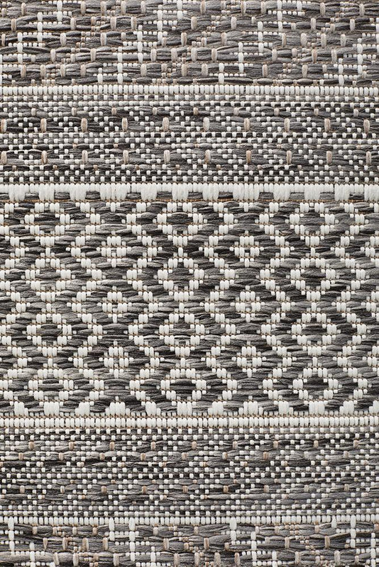 Terrace 5505 Grey Runner Rug